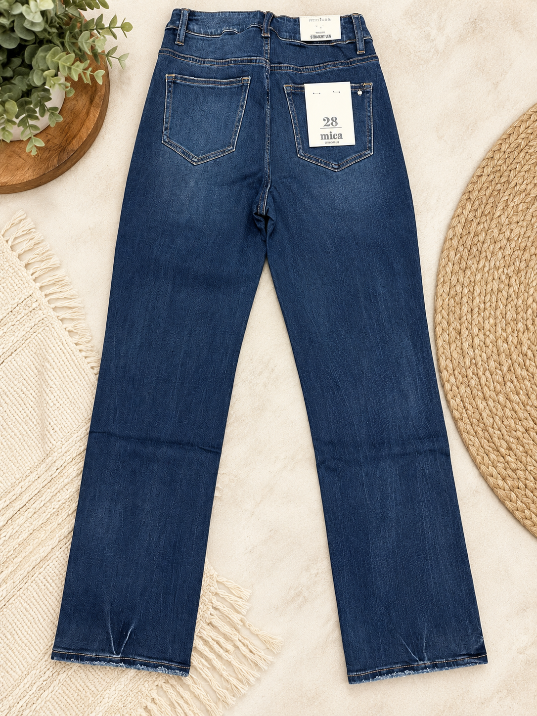 Mica High Rise Super Soft Straight Leg Denim