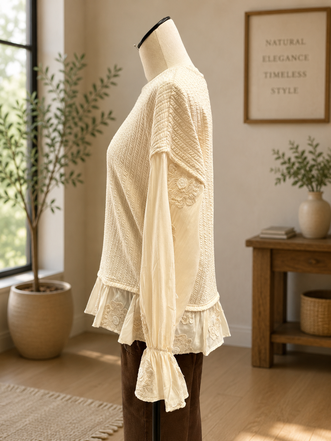 Heirloom Cream Top