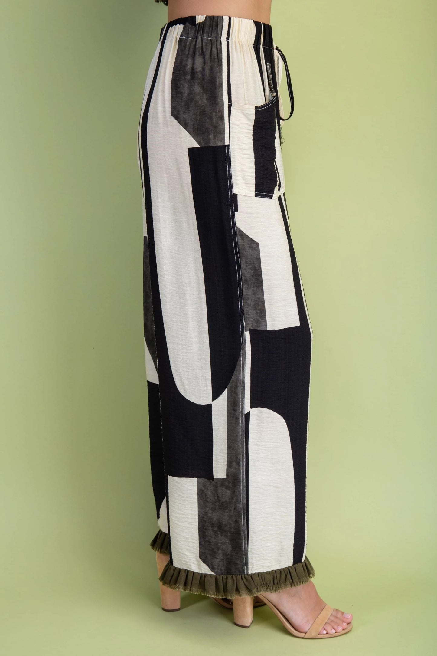 Ric-Rac Olive Tassel