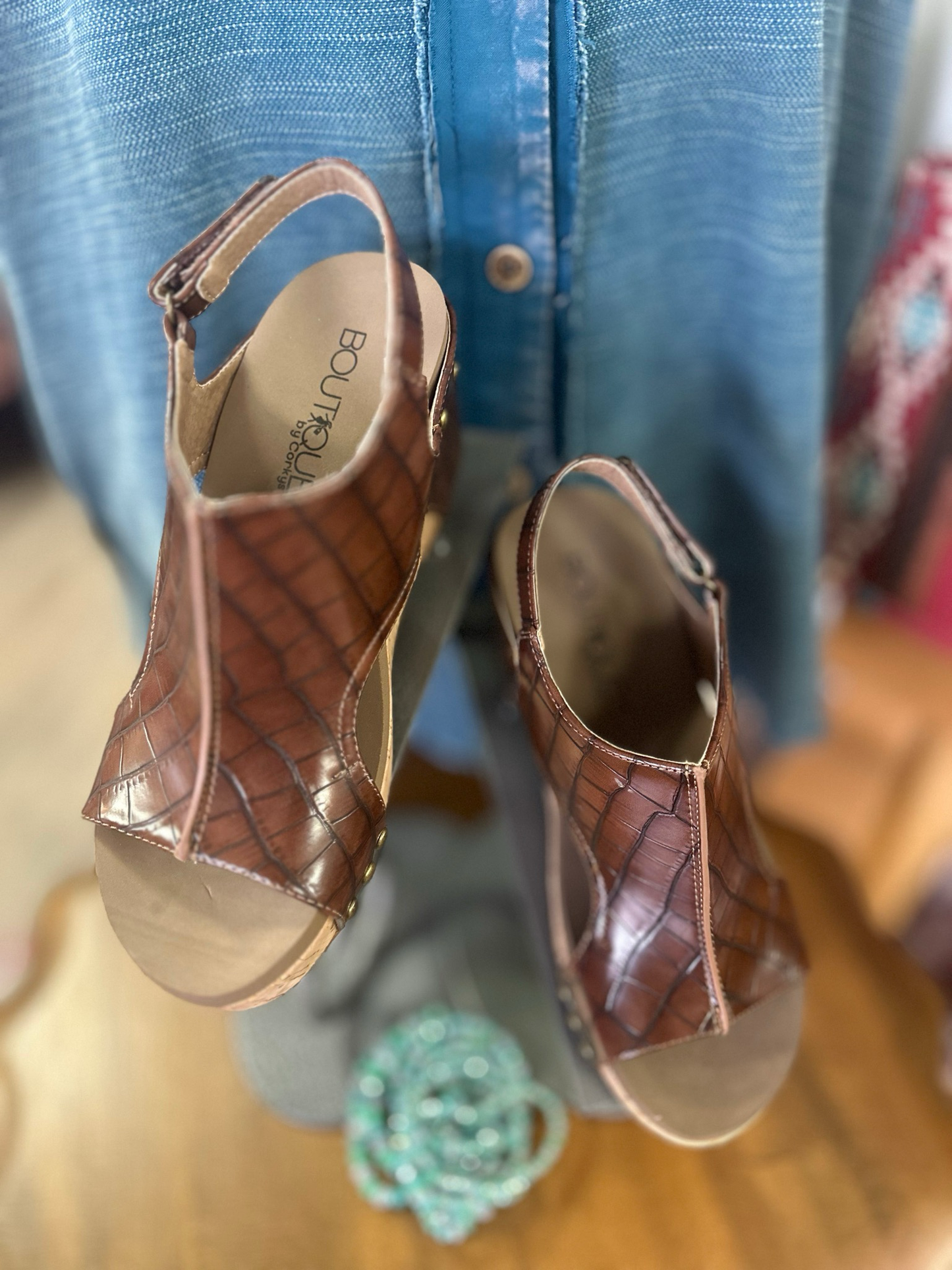 Carley Brown Croc