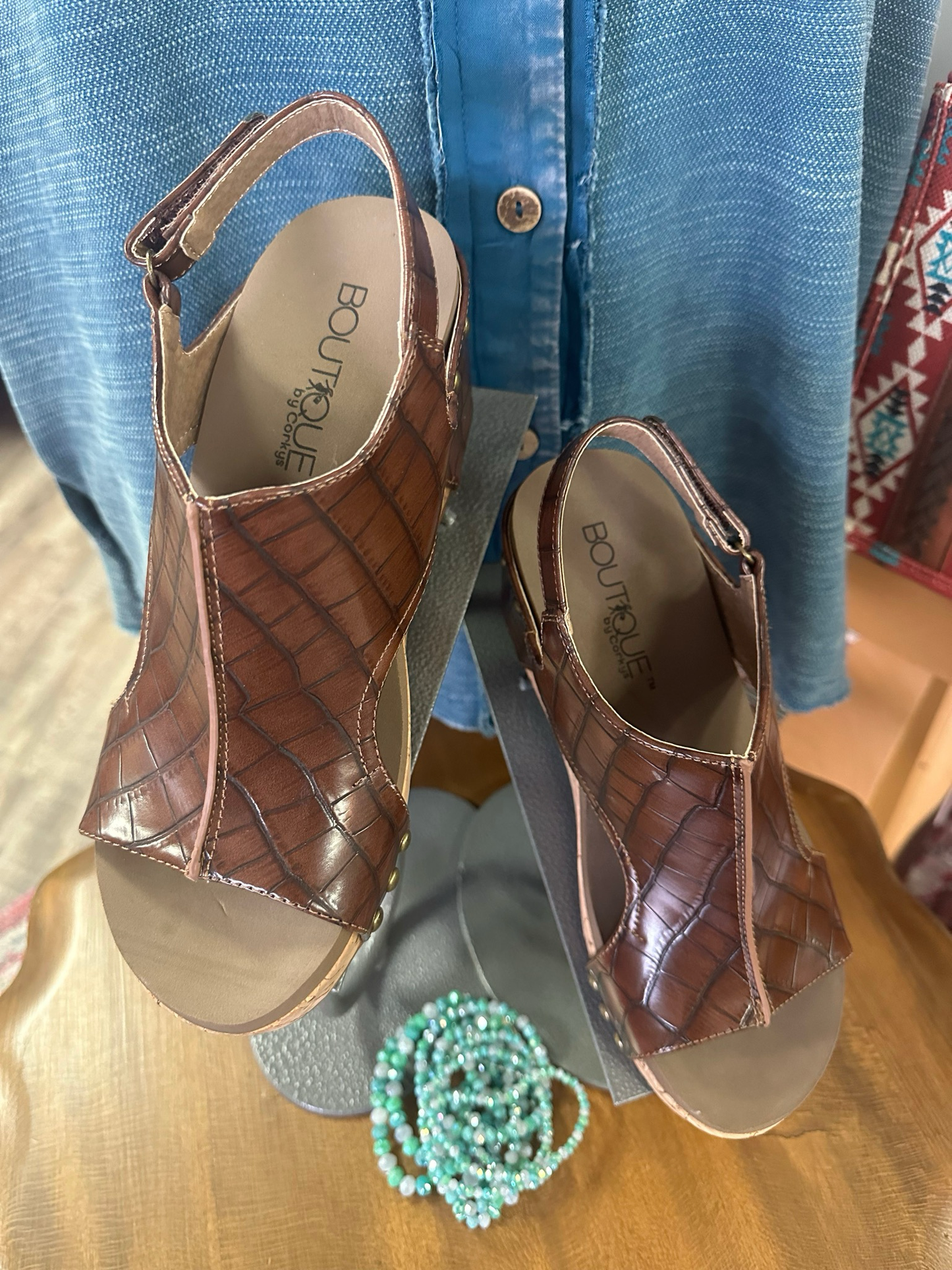 Carley Brown Croc
