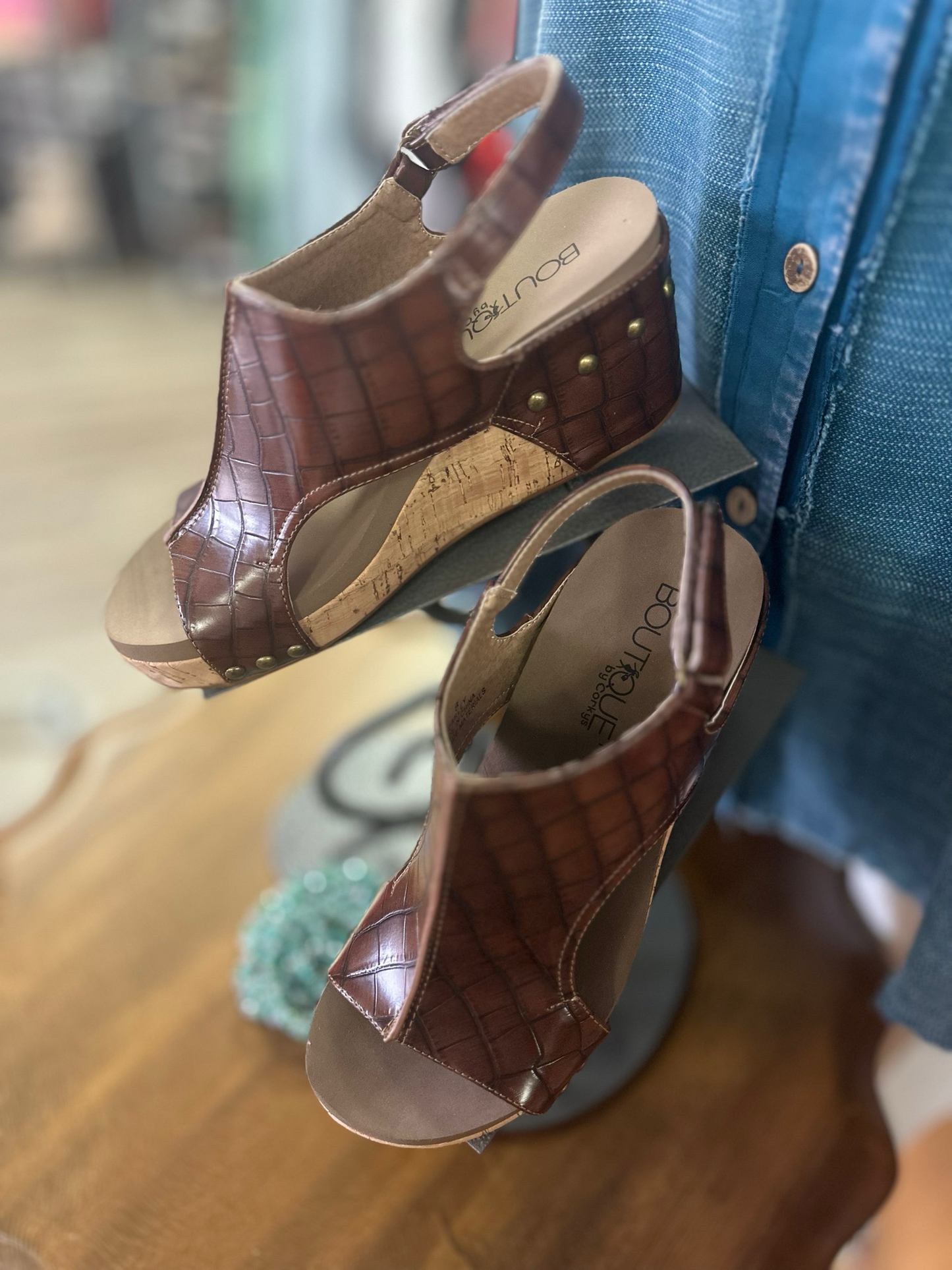 Carley Brown Croc
