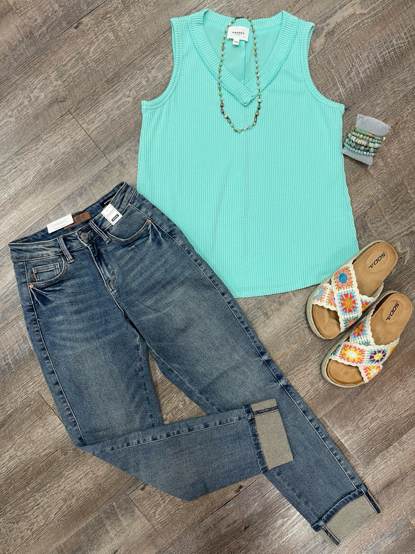 Sleeveless V