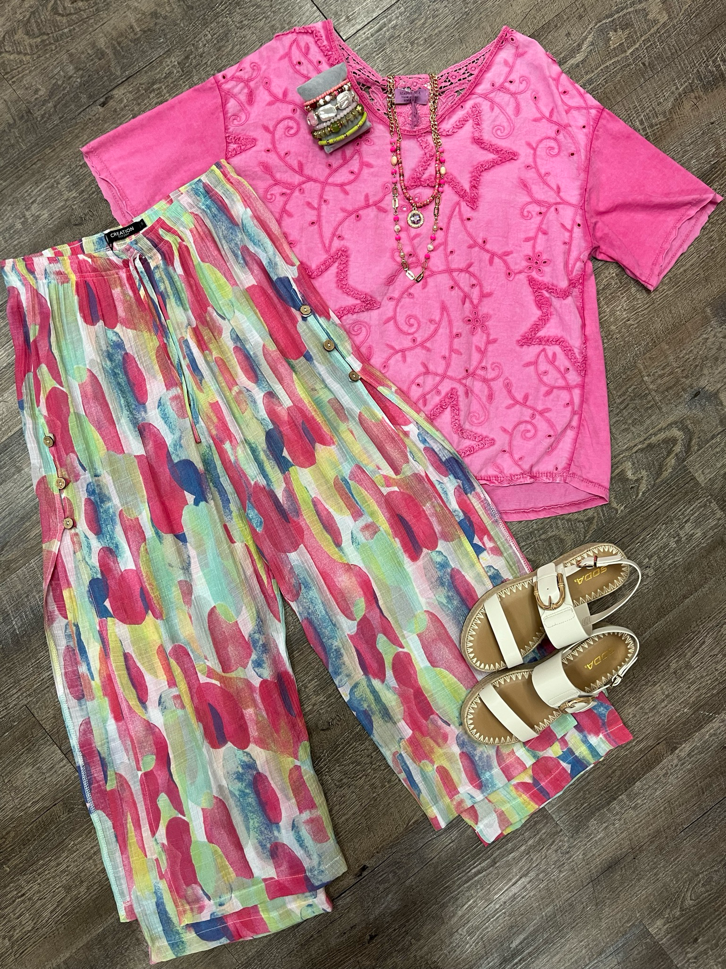 Print Gauze Pant