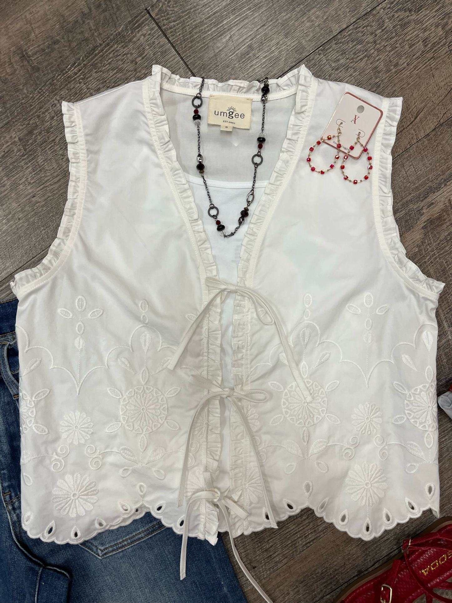 Eyelet Vest