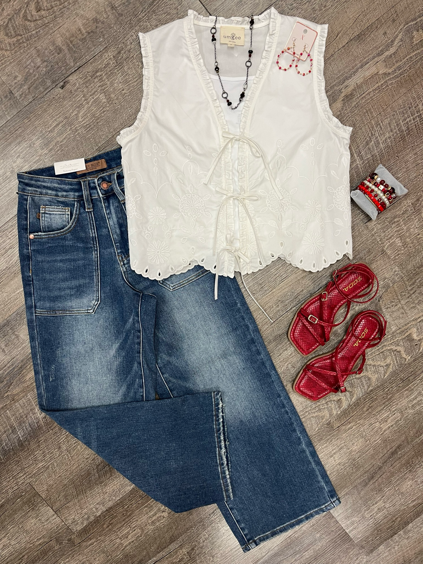 Eyelet Vest