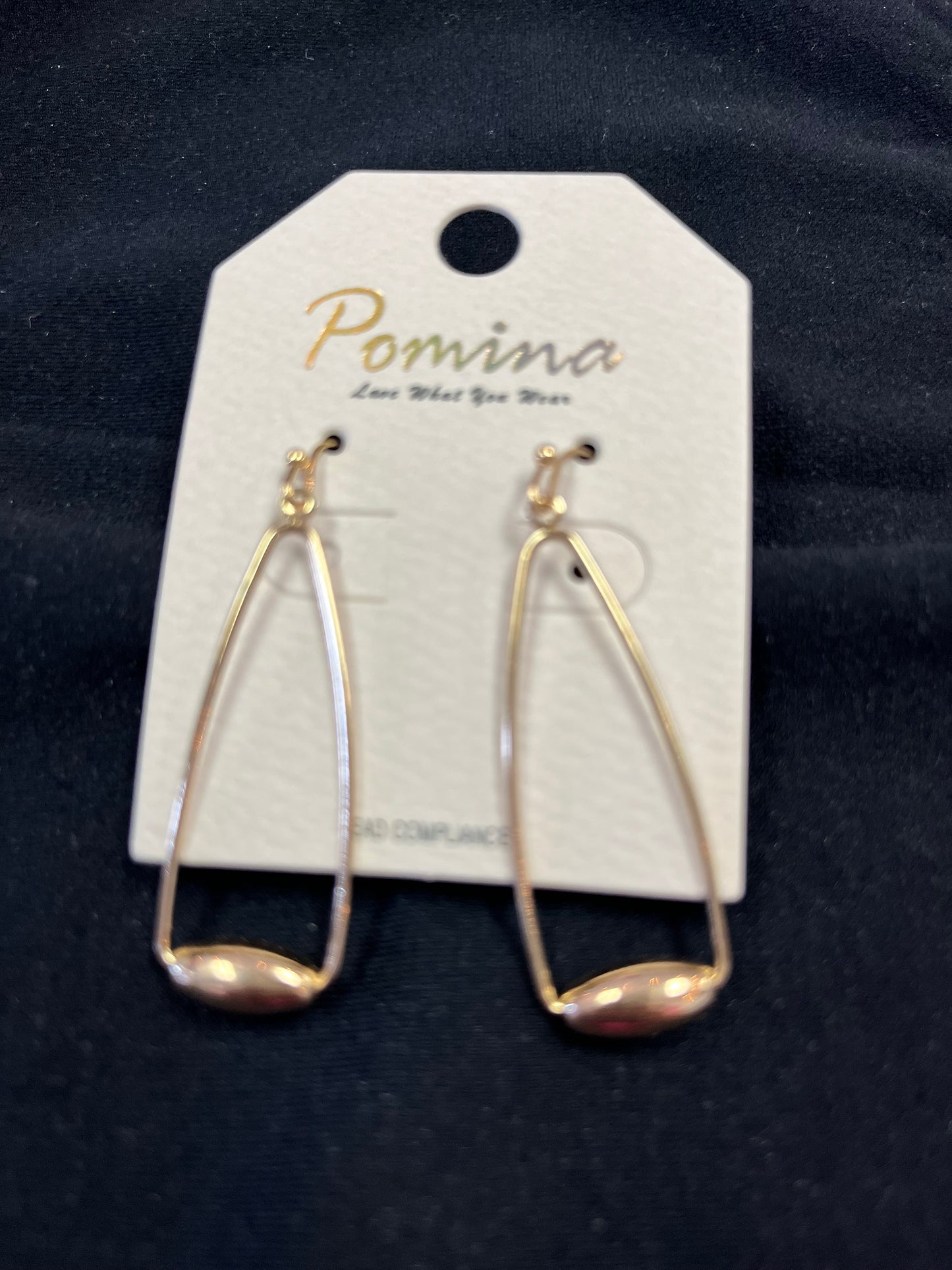 Gold Fashion Earrings