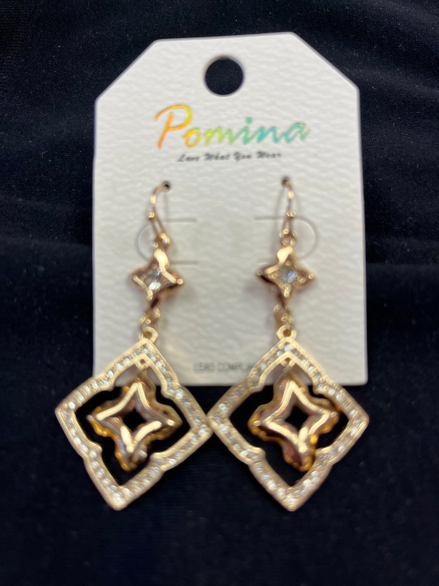 Gold Fashion Earrings