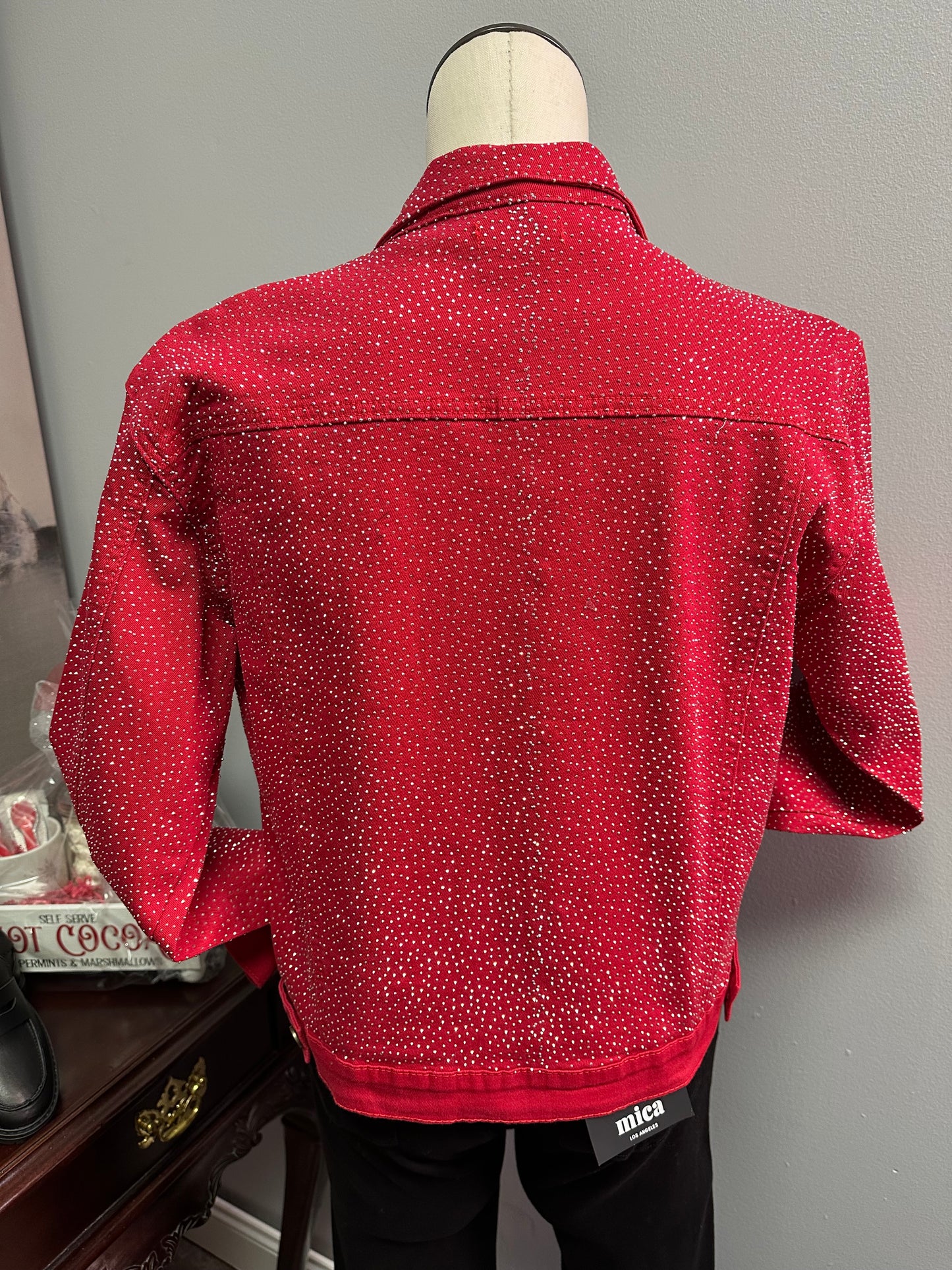 Red Denim Sparkle