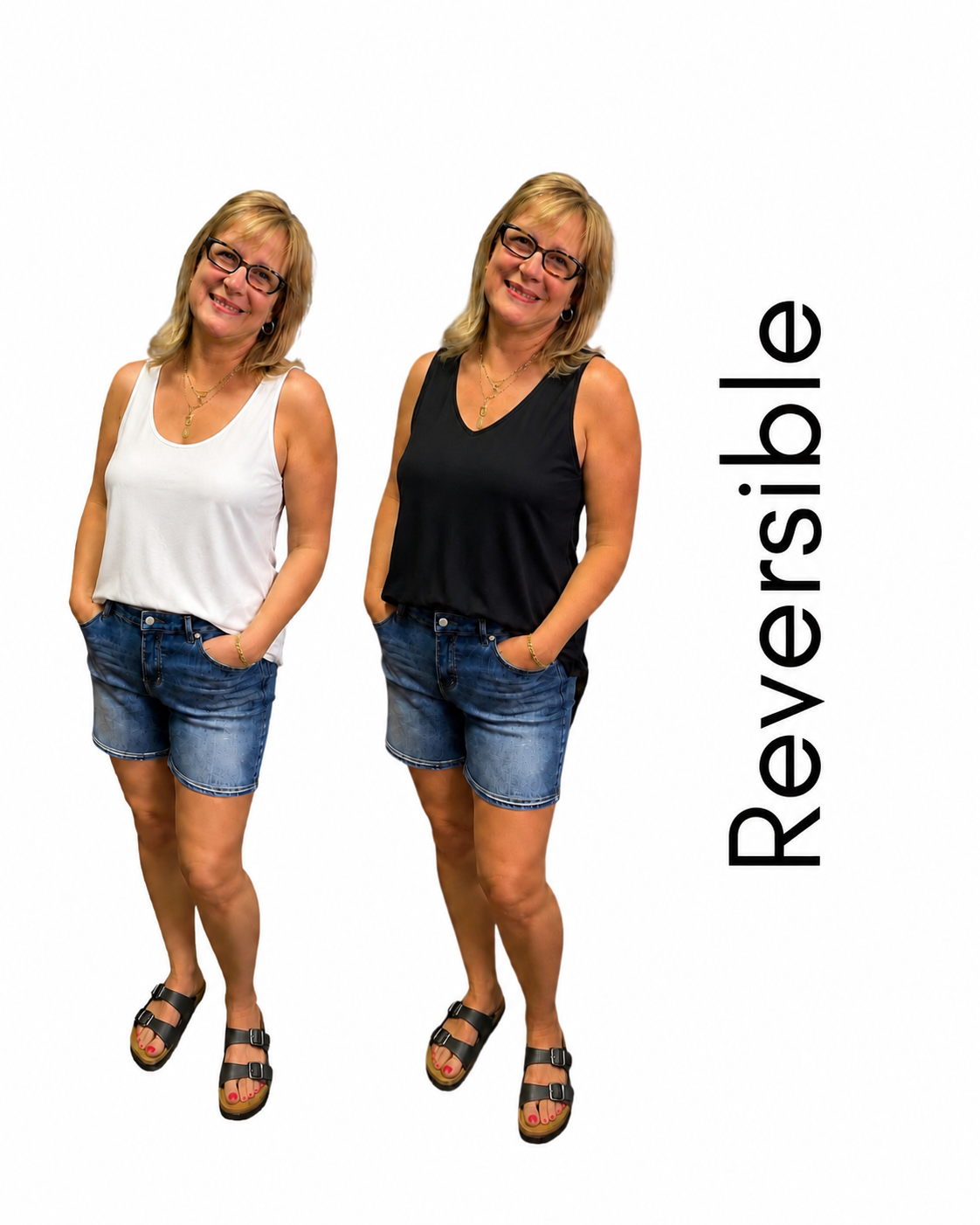Juliana Crepe Interchangeable Tank