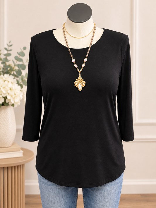 Classic Round Neck Top