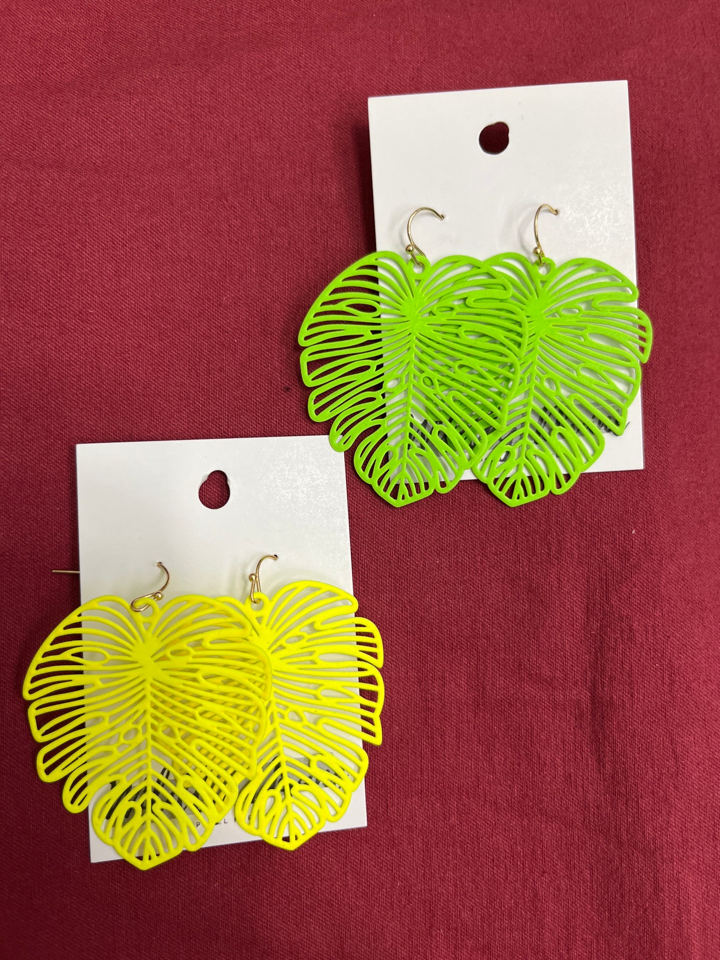 Tropical Leaves Earrings