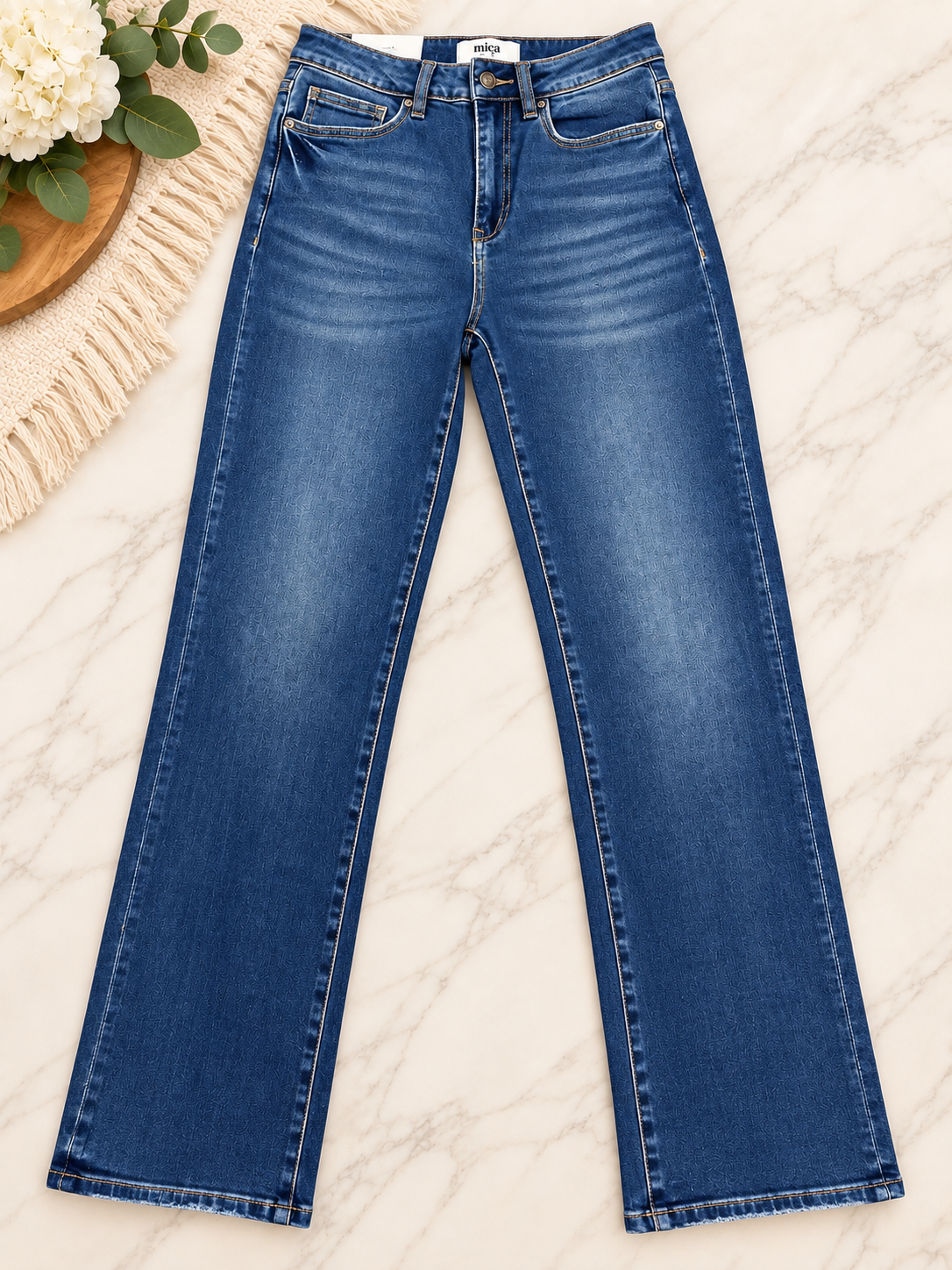 Mica High Rise Super Soft Straight Leg Denim