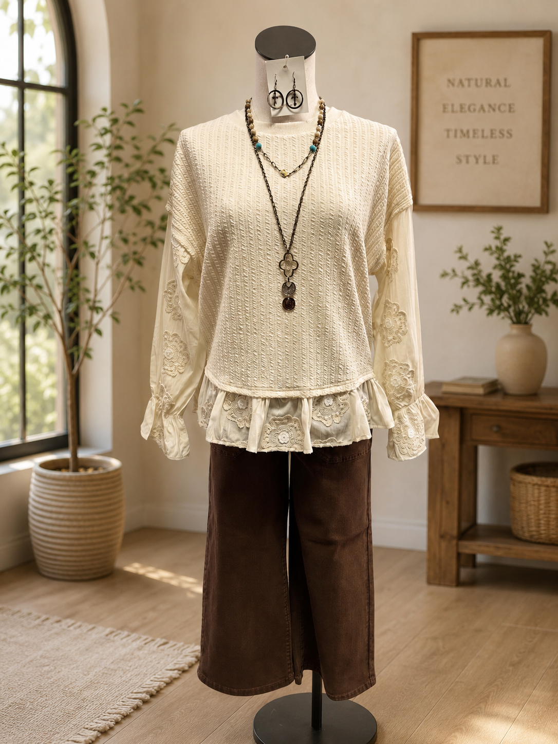 Heirloom Cream Top