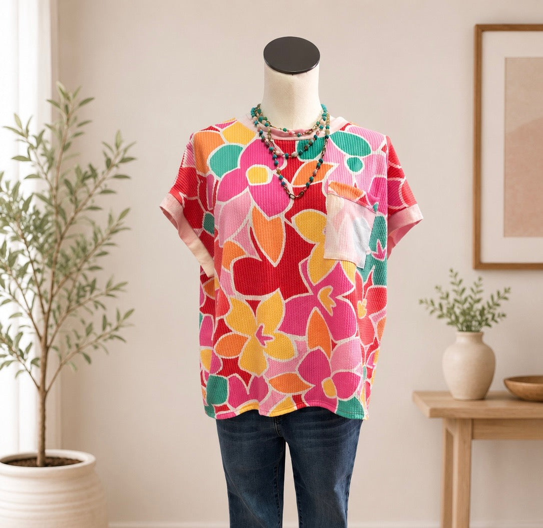 Floral Breeze Dolman Top