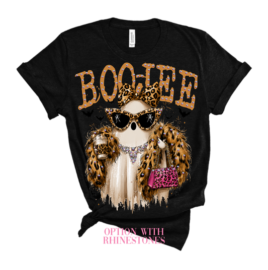 Boo-Jee Blingy Rhinestone Graphic Tee