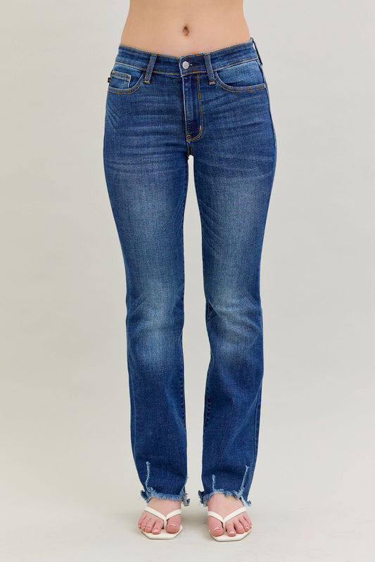 Distressed Hem BootCut
