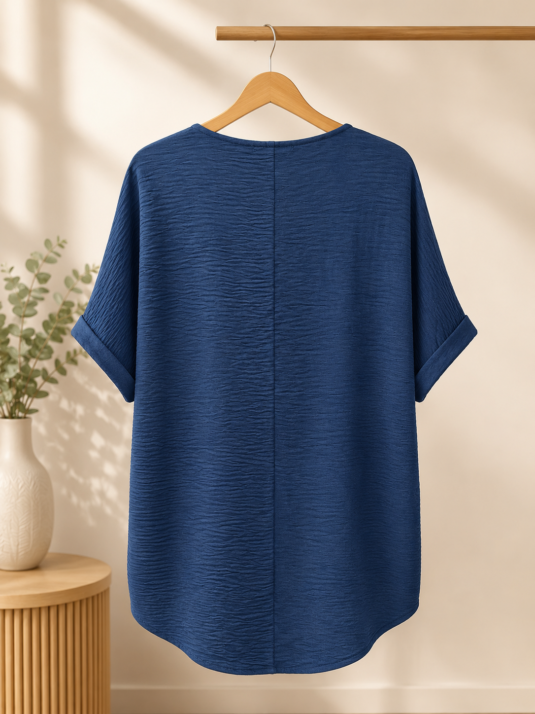 Navy Airflow Top