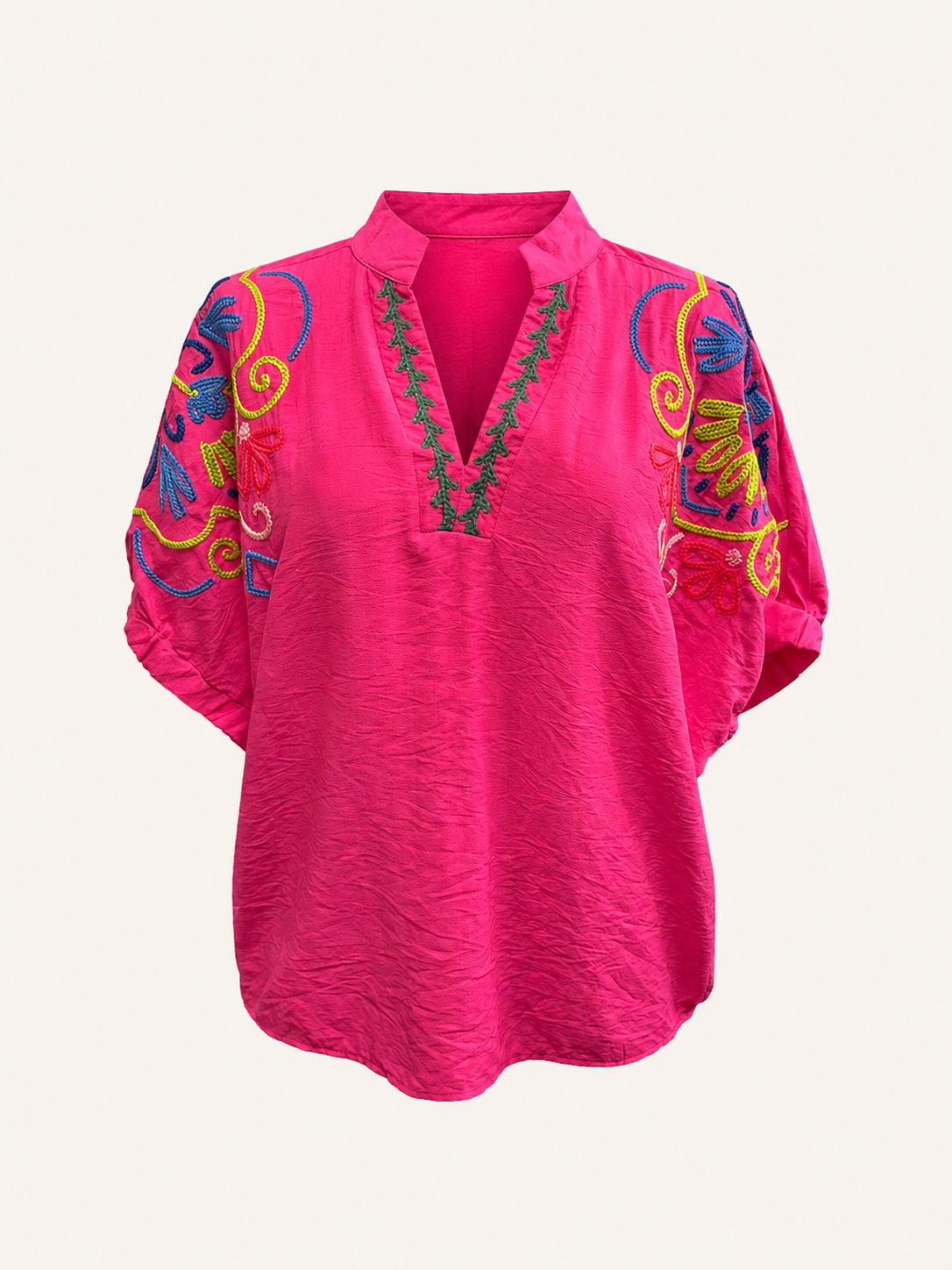 Fuchsia Bloom Top