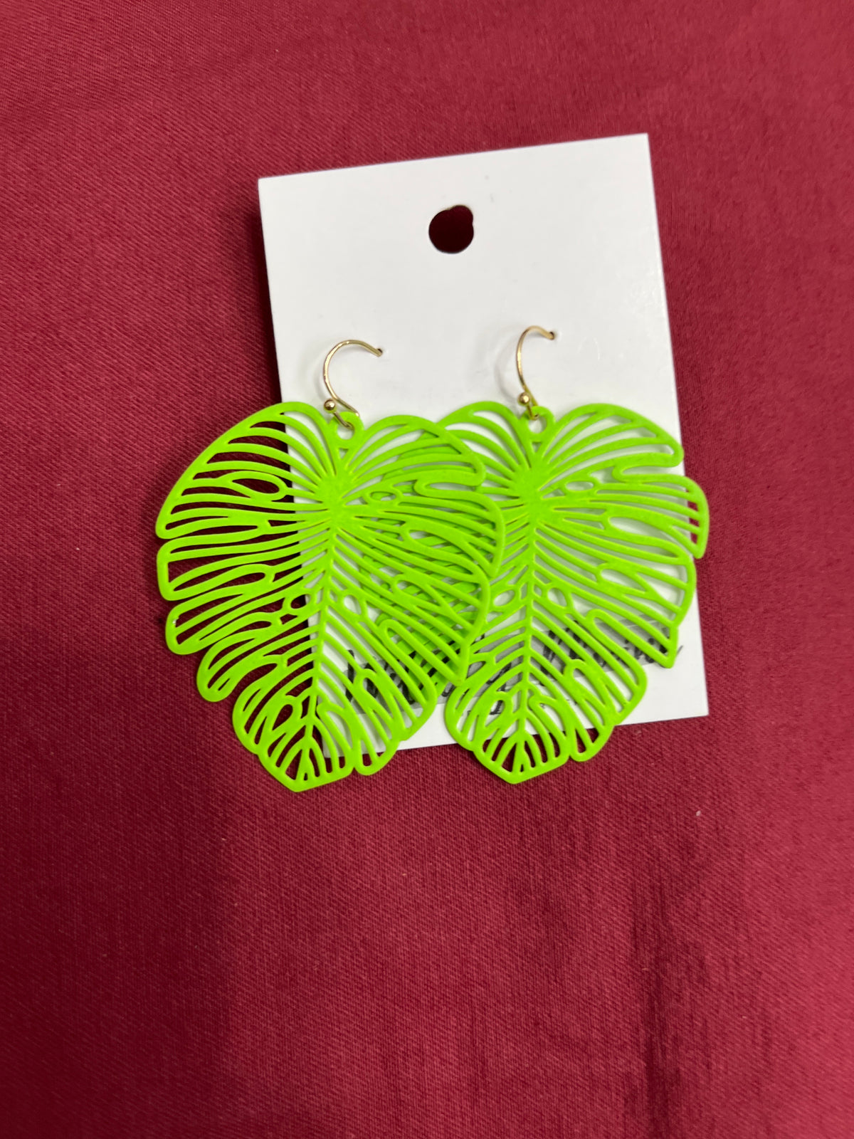 Tropical Leaves Earrings