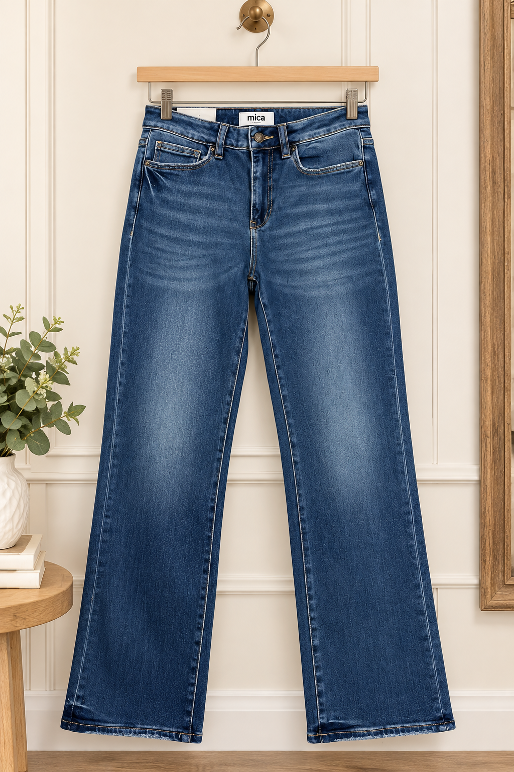 Mica High Rise Super Soft Straight Leg Denim