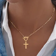Blessed Linked Cross Necklace