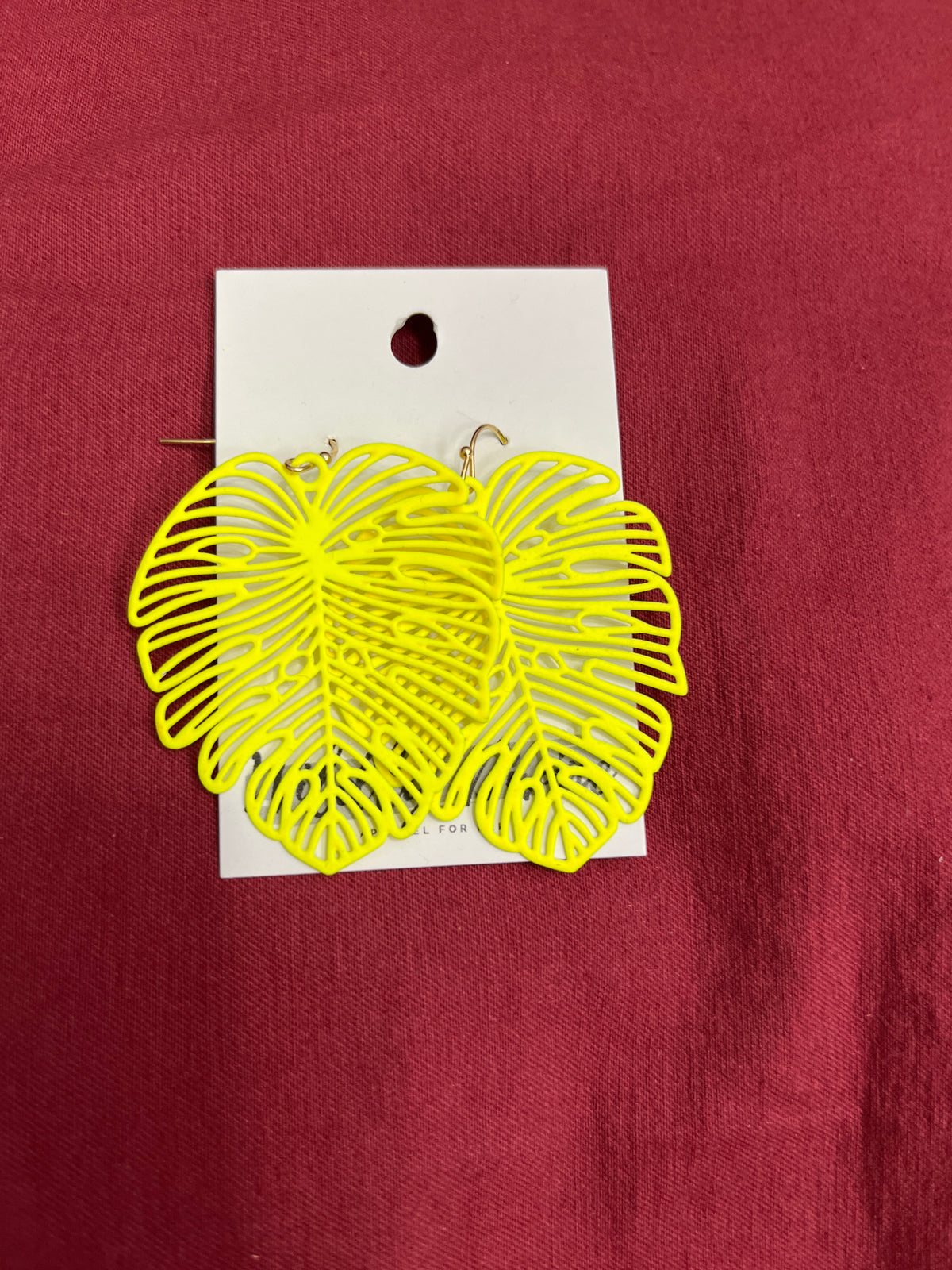 Tropical Leaves Earrings