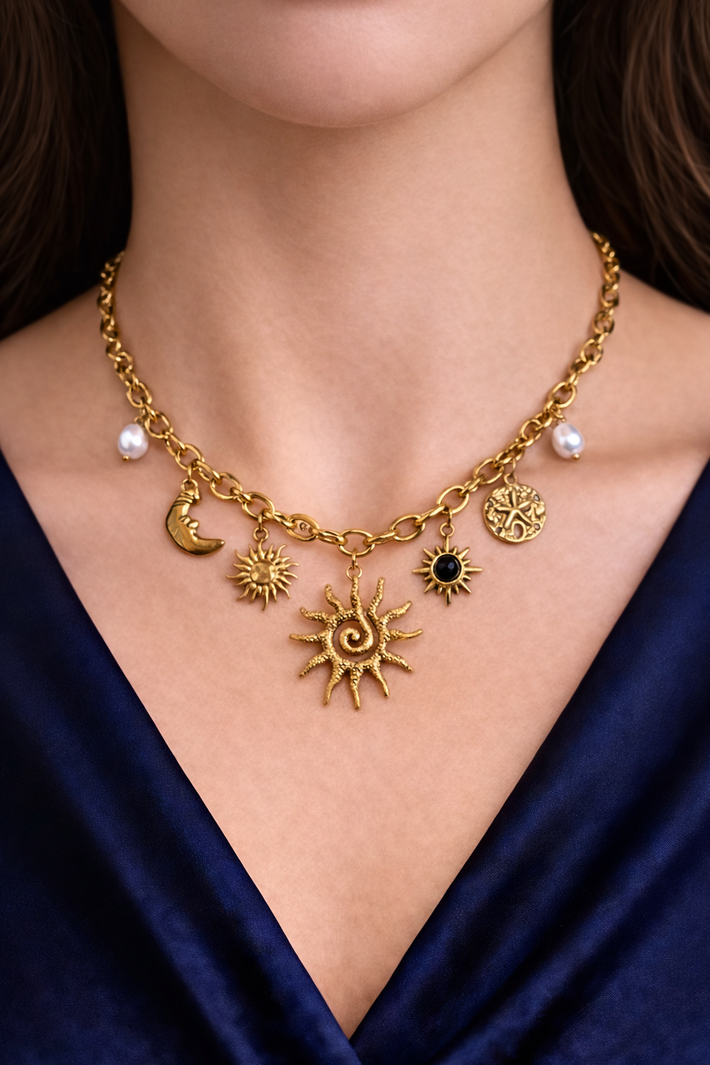 The Solstice Charm Necklace
