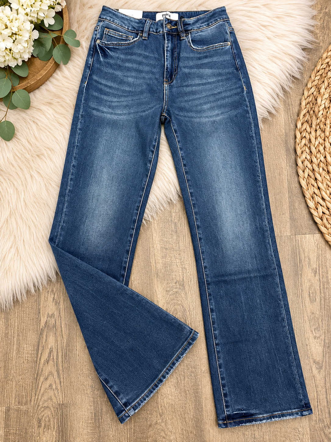 Mica High Rise Super Soft Straight Leg Denim