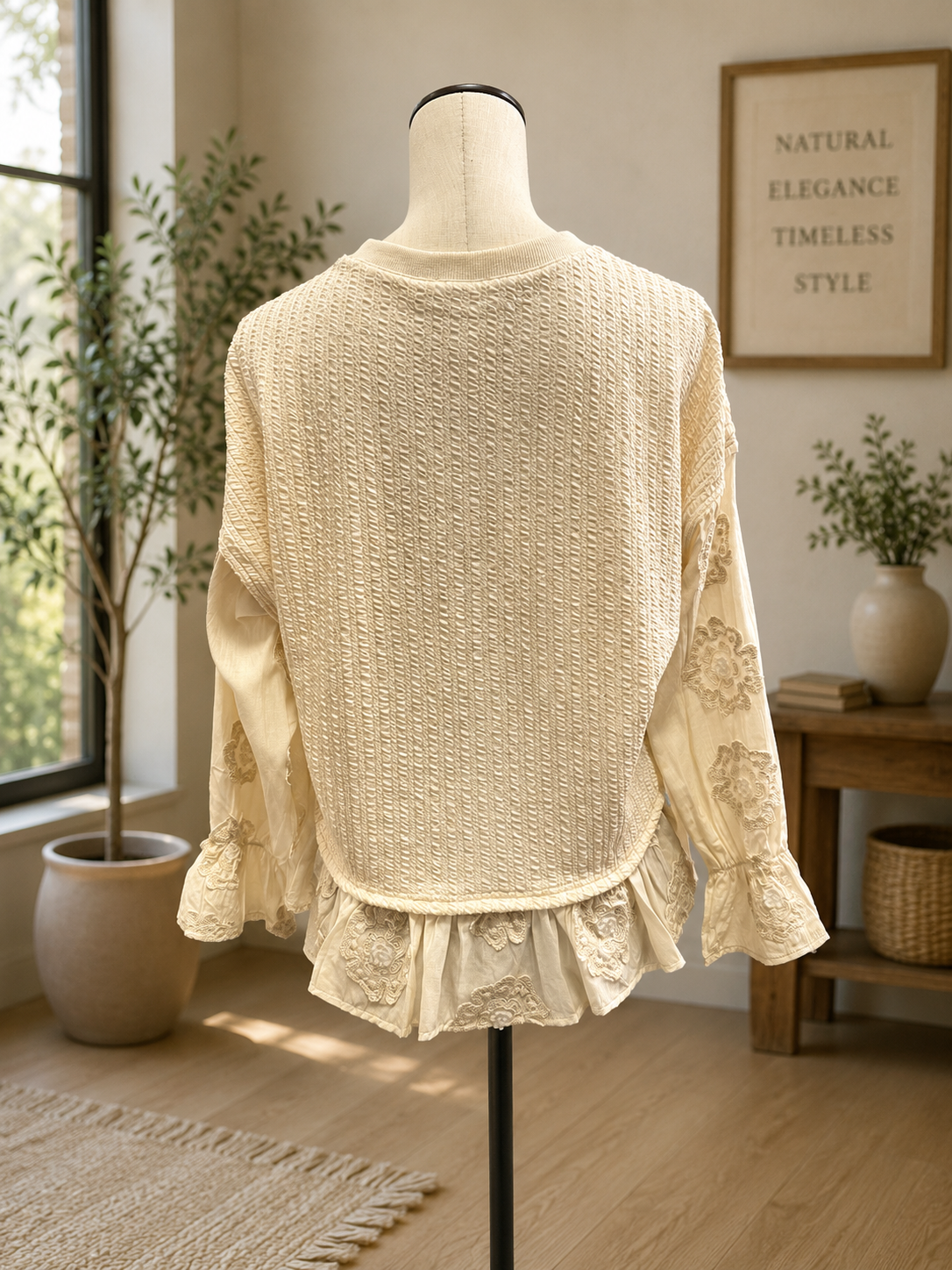 Heirloom Cream Top