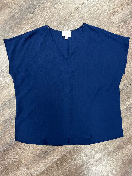 Navy Crinkle