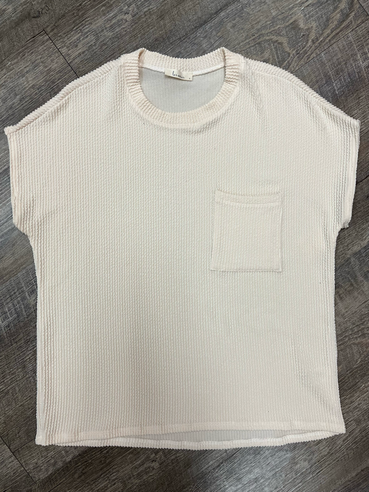 Ivory Waffle Knit