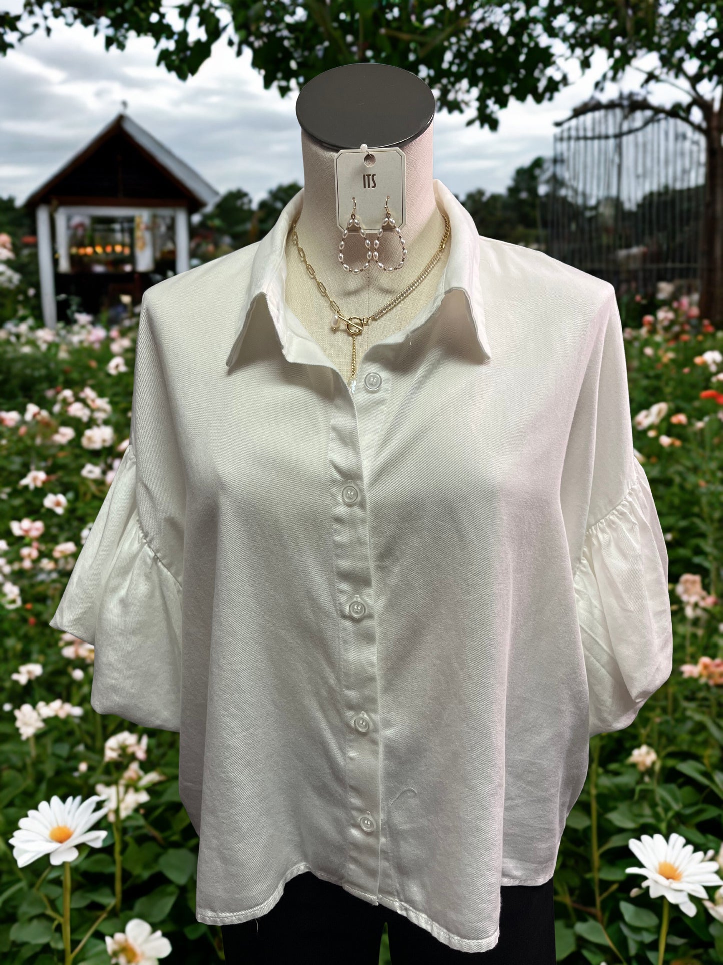 Poplin White