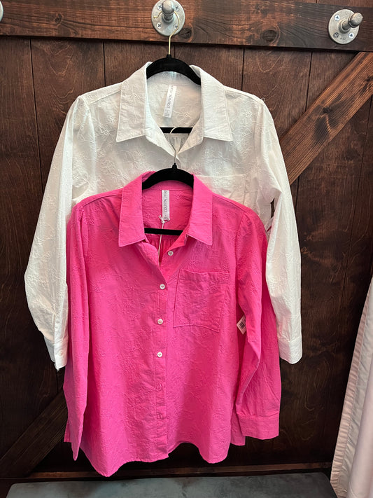 Soft Stitch Button Down
