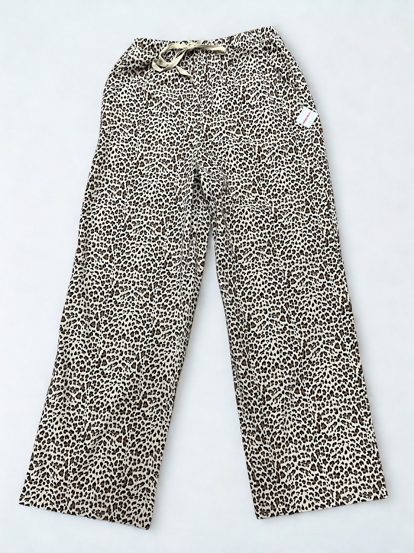 Beige Leopard Pants