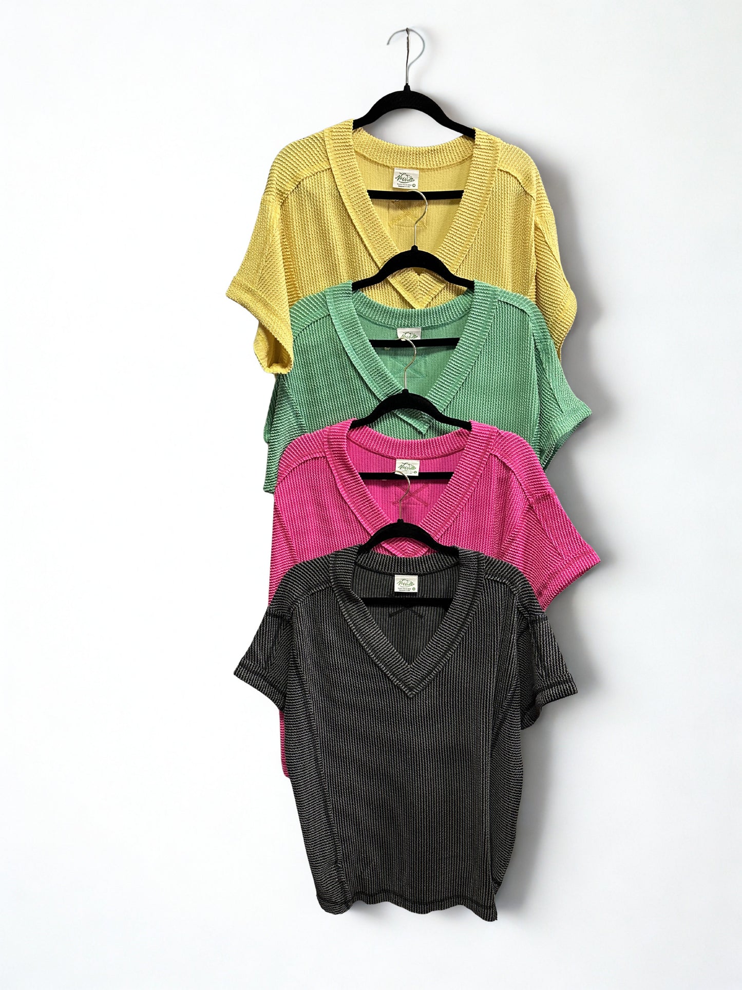 Laid Back Luxe Waffle Tee