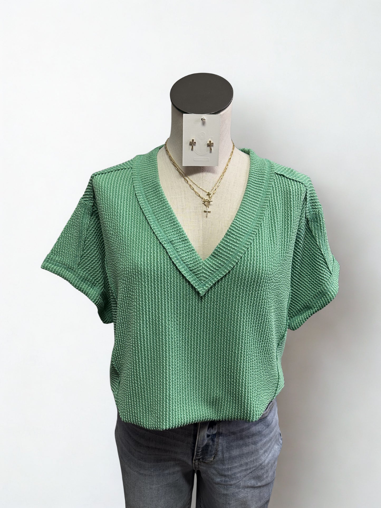 Laid Back Luxe Waffle Tee