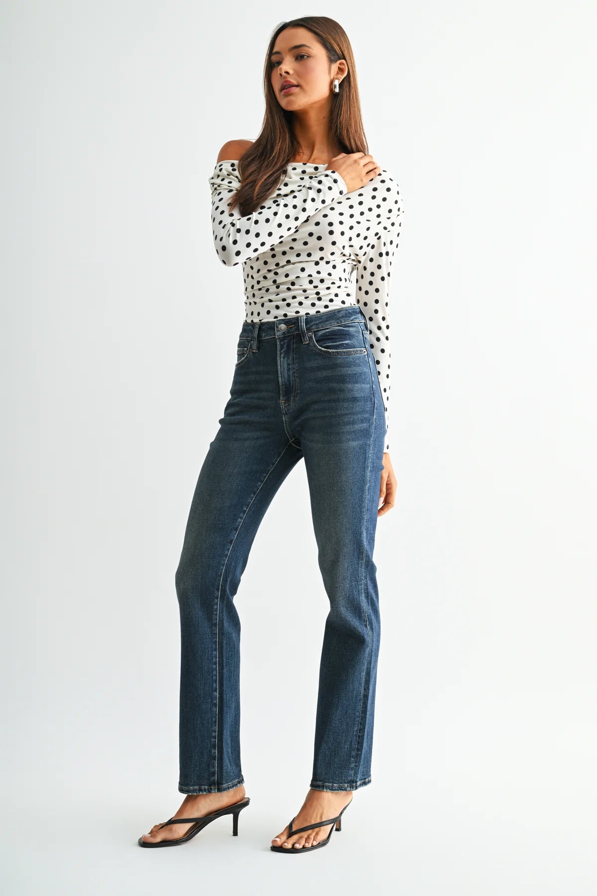 Mica High Rise Super Soft Straight Leg Denim
