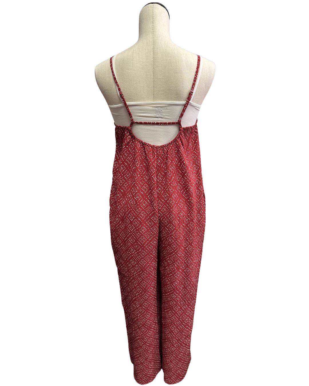 Red Dotted Romper