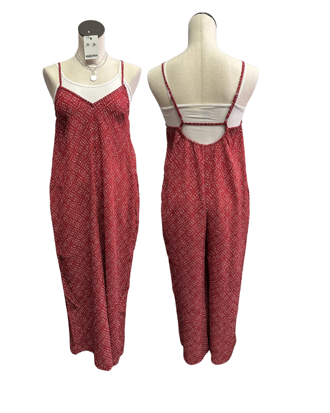 Red Dotted Romper